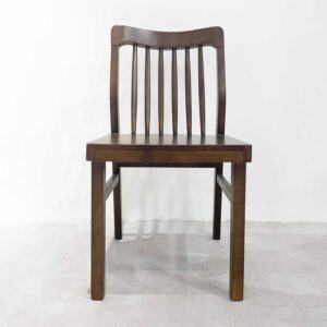 The Elithien Ltd Oswal1 Coffee Chair in Brown and Rubberwood