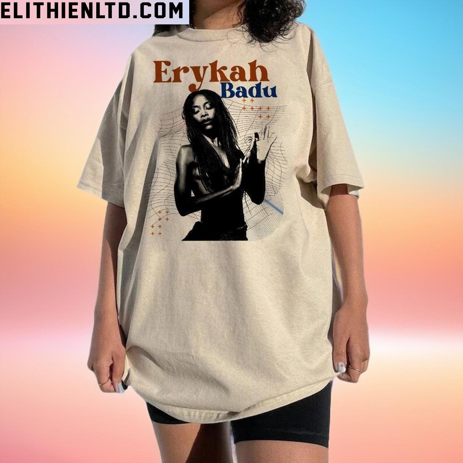 Erykah Badu Graphic Tour Shirt Concert 2024 T-Shirt Sweatshirt - ELTH6499