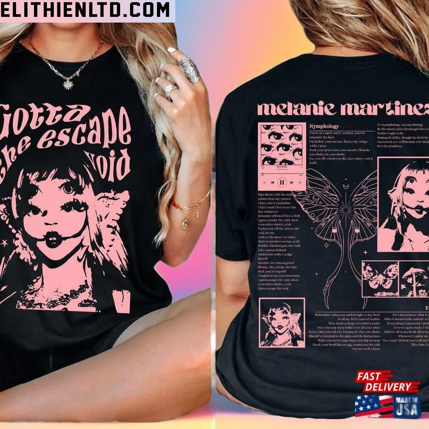 Melanie Martinez The Trilogy Tour 2024 Shirt Portals Album Hoodie Classic - ELTH6501