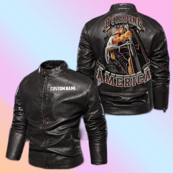 Personalized Leather Jacket Building America