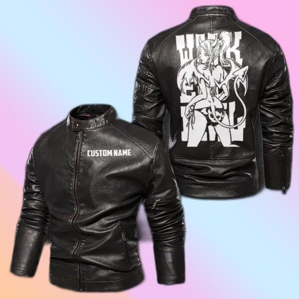 Personalized Leather Jacket Booty Devil Motorcycle Club
