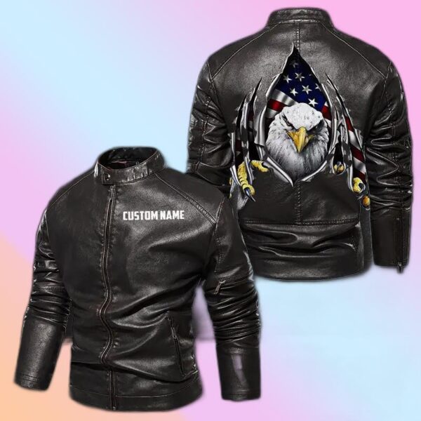 Personalized Leather Jacket Freedom Inside