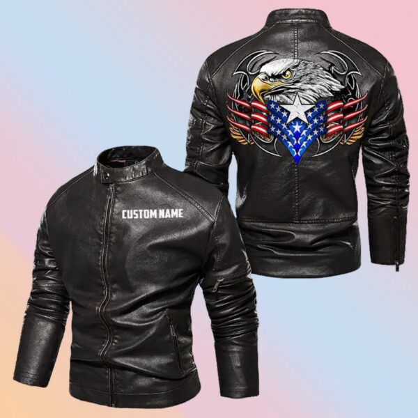 Personalized Leather Jacket Bikers Of Freedom